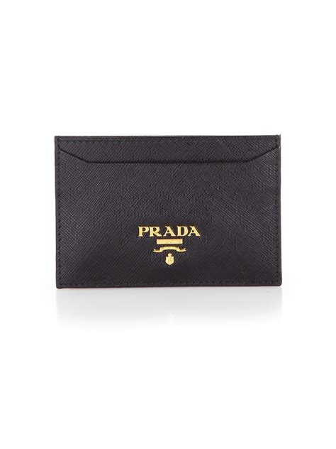 credit card holder prada|prada wallet card holder.